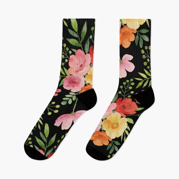 Item preview, Cojines decorativos con estampado floral de acuarela | Flores rosas, coral y amarillas designed and sold by FestivityFinds.