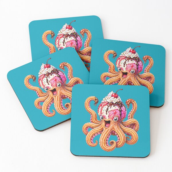 Item preview, Octopus Ice Cream Sundae designed and sold by prettykaler.
