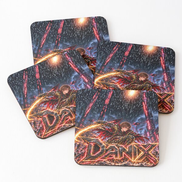 Item preview, Danix Name Logo Night Flight Cyberpunk Design designed and sold by Kenzie & Co.