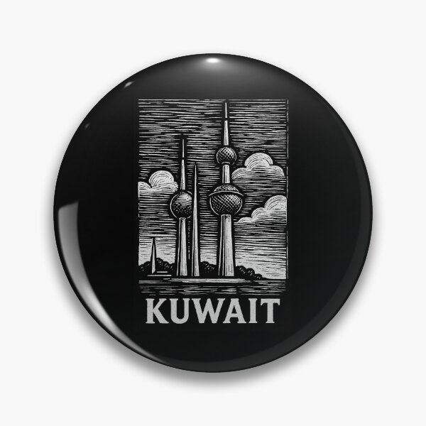 Item preview, Kuwait Linocut Style  designed and sold by Thistle-TShop.