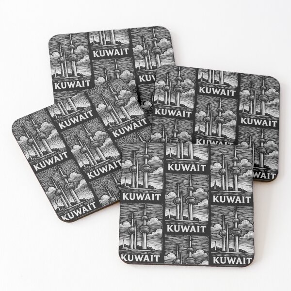 Item preview, Kuwait Linocut Style  designed and sold by Thistle-TShop.