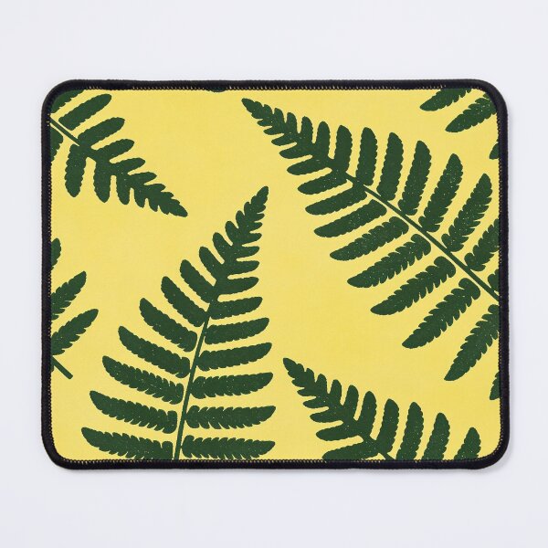 Item preview, Botanical Fern Pattern Throw Pillow Vintage Green Yellow Nature Leaf Art Decor designed and sold by FestivityFinds.