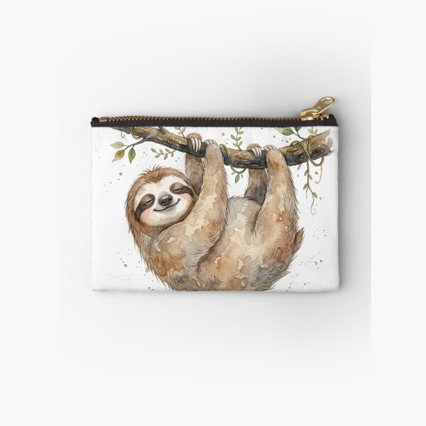 Item preview, Cute Sleepy Sloth Hanging Relaxed Illustration  designed and sold by Digitalphoto4u.