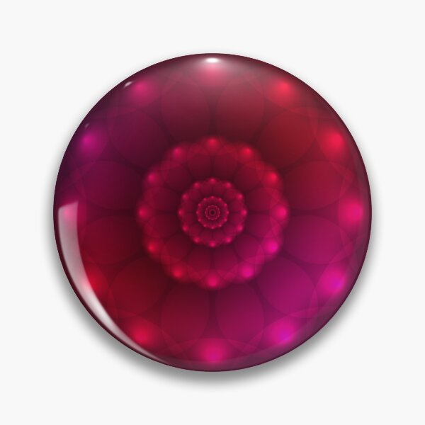 Item preview, Abstract Pink and Red Geometric Mandala Pattern designed and sold by Apurva Joshi.
