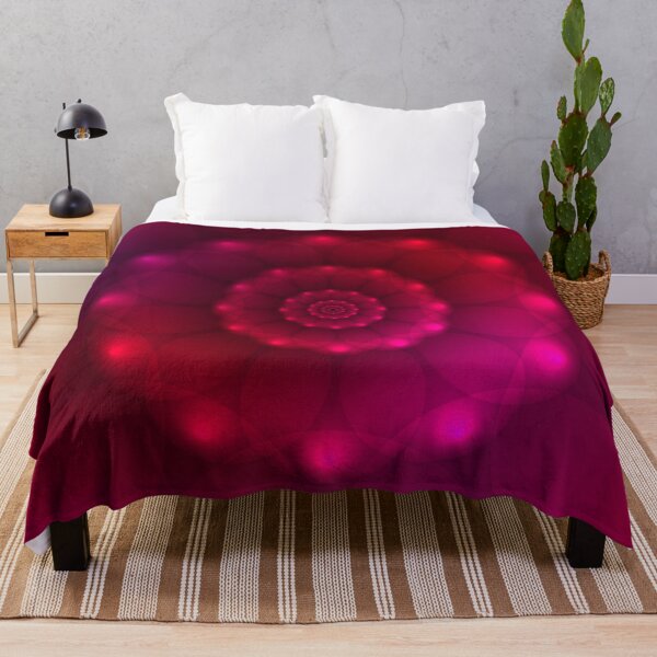 Item preview, Abstract Pink and Red Geometric Mandala Pattern designed and sold by Apurva Joshi.