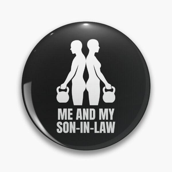 Item preview, Me and My Son-in-Law Fitness Silhouettes designed and sold by SplashTastic.