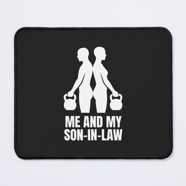 Item preview, Me and My Son-in-Law Fitness Silhouettes designed and sold by SplashTastic.