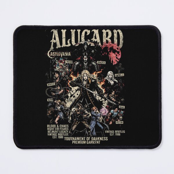 Item preview, Alucard And Castlevania Characters Collage designed and sold by sysfrynfade.