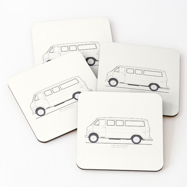 Item preview, Wheels: Ford Econoline - Line Art designed and sold by anuaramir.