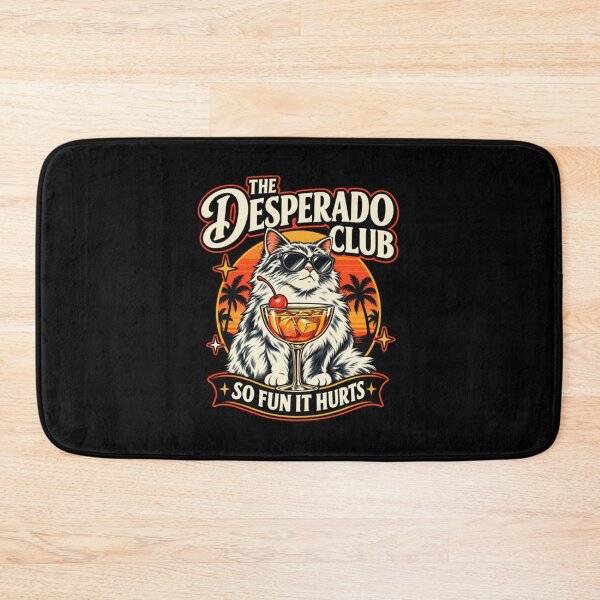 Item preview, The Desperado Club - Retro Sunset Cocktail Cat designed and sold by ArchibaldStone.