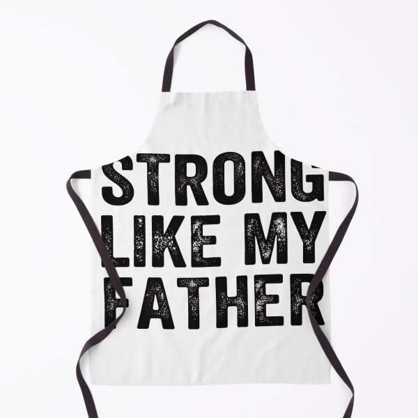 Item preview, Strong Like My Father Bold Distressed Typography Inspirational Family Quote designed and sold by LexaArtworks.