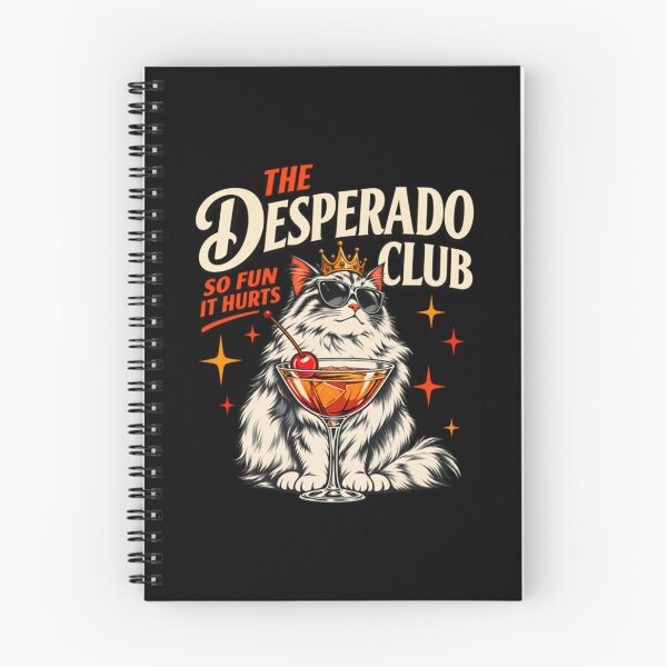 Item preview, The Desperado Club – So Fun It Hurts Cocktail Cat designed and sold by ArchibaldStone.
