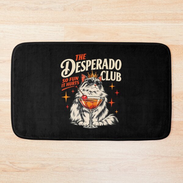 Item preview, The Desperado Club – So Fun It Hurts Cocktail Cat designed and sold by ArchibaldStone.