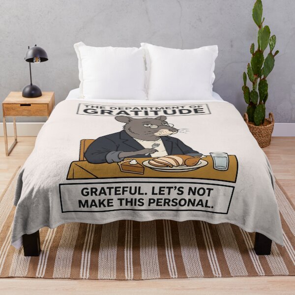 Item preview, The Department of Gratitude Thanksgiving Rat designed and sold by SplashTastic.