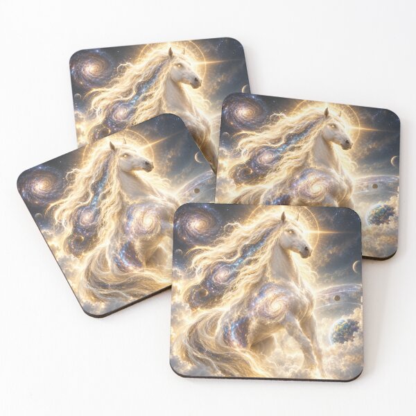 Item preview, Ancient Cosmic White Stallion designed and sold by PhrozenPhotos.