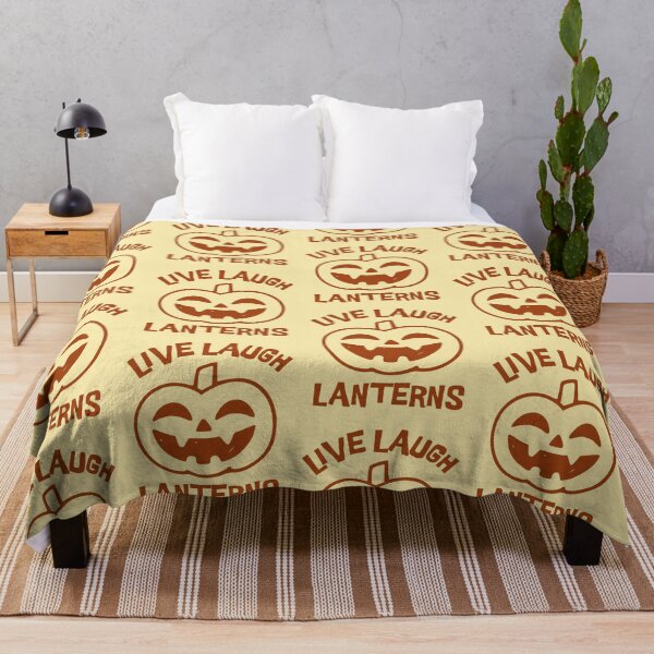 Item preview, Live Laugh Lanterns Funny Laughing Halloween Pumpkin Spooky Humor designed and sold by KLArtzStore.