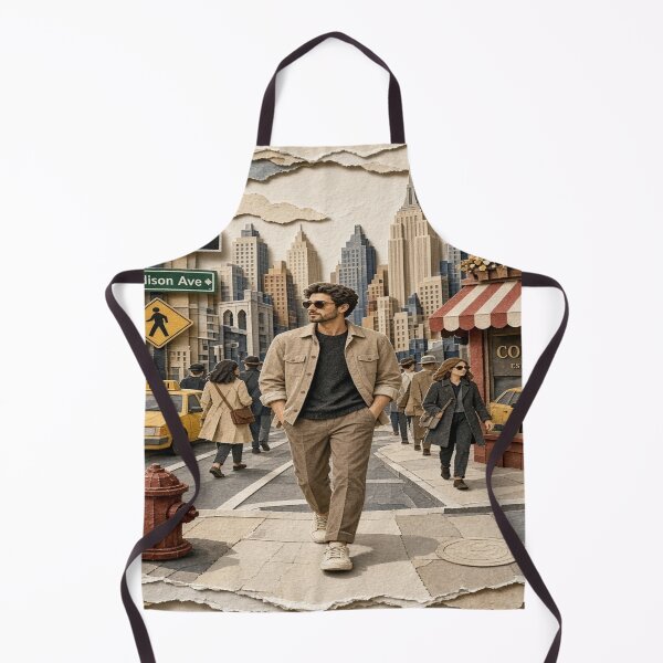Item preview, New York City Street Manhattan 3D Paper Cutout Art T-Shirt designed and sold by Sushikidsntoddlers.