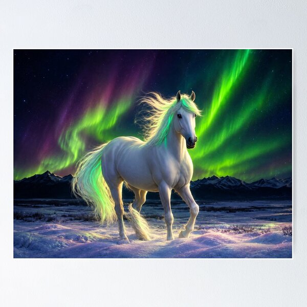 Item preview, The Aurora Bound Mare designed and sold by PhrozenPhotos.