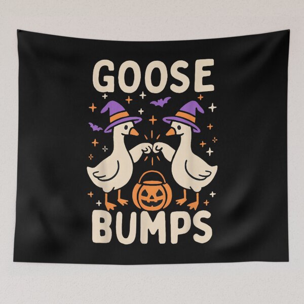 Item preview, Halloween Geese Fist Bump in Witch Hats designed and sold by EricCotanori.