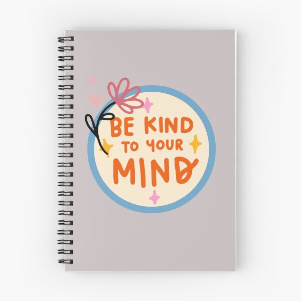 Item preview, Be Kind To Your Mind Retro Floral Circle Emblem designed and sold by rnscreationsin.