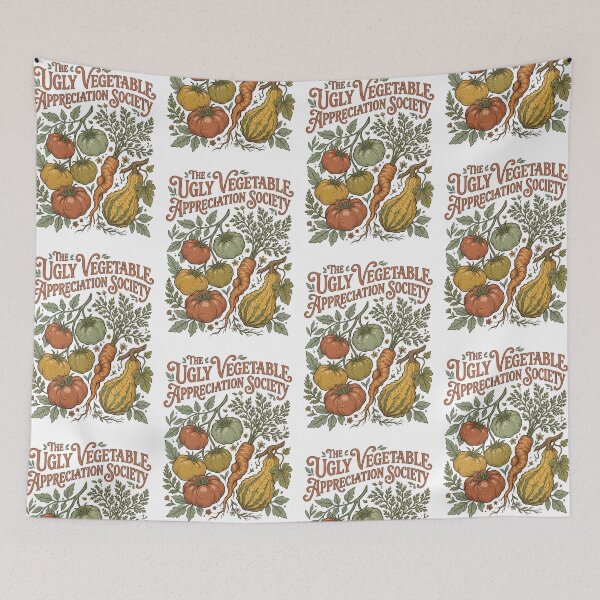 Item preview, The Ugly Vegetable Appreciation Society – Heirloom Botanical Illustration Art designed and sold by Luminari Creations.