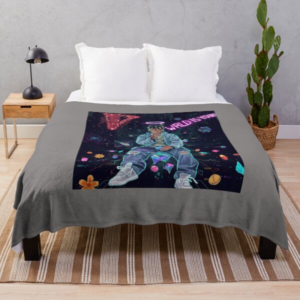 Item preview, Juice WRLD Cosmic Rainbow Tribute Art-22 designed and sold by NataschaHaxsen.