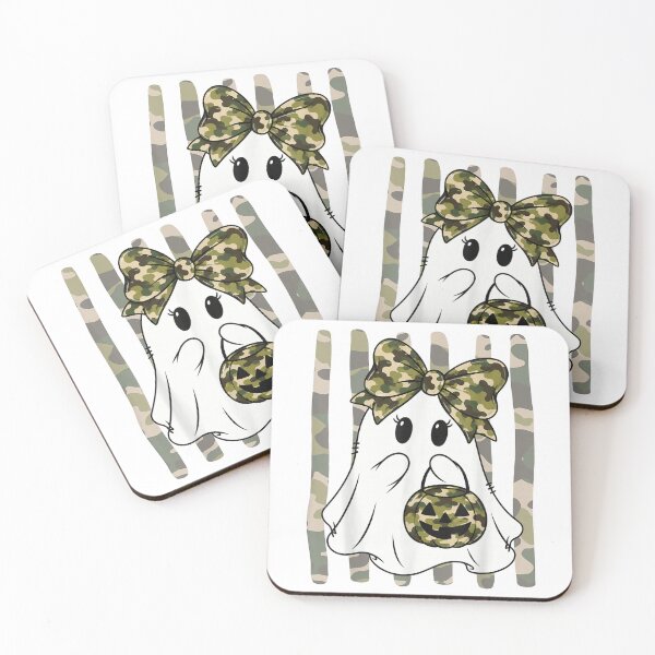 Item preview, Cute Camouflage Ghost Halloween Shirts Women Girls Military designed and sold by HuserPiri.