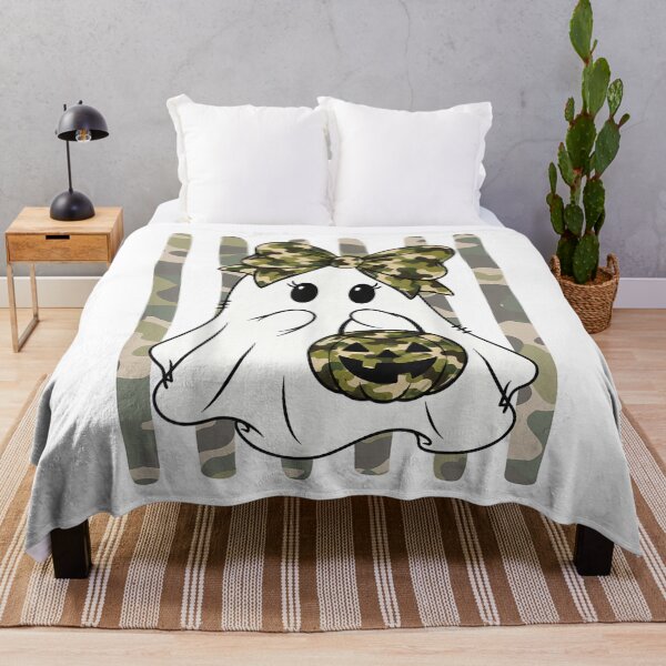 Item preview, Cute Camouflage Ghost Halloween Shirts Women Girls Military designed and sold by HuserPiri.