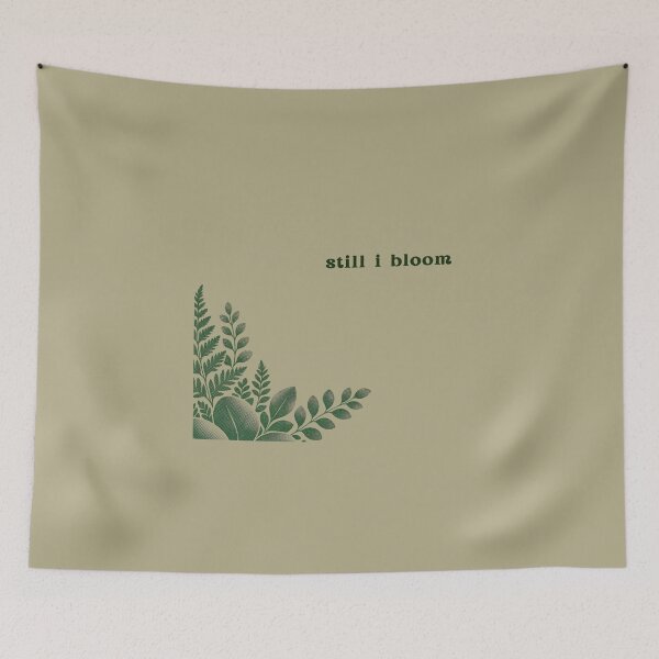 Item preview, Still I Bloom Minimalist Botanical Floral Art designed and sold by rnscreationsin.