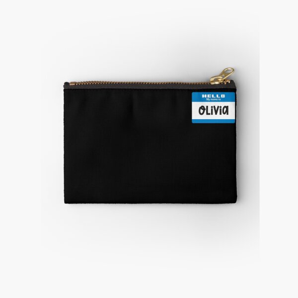 Item preview, Hello My Name is Olivia - Blue Name Tag designed and sold by Vector-Artist.