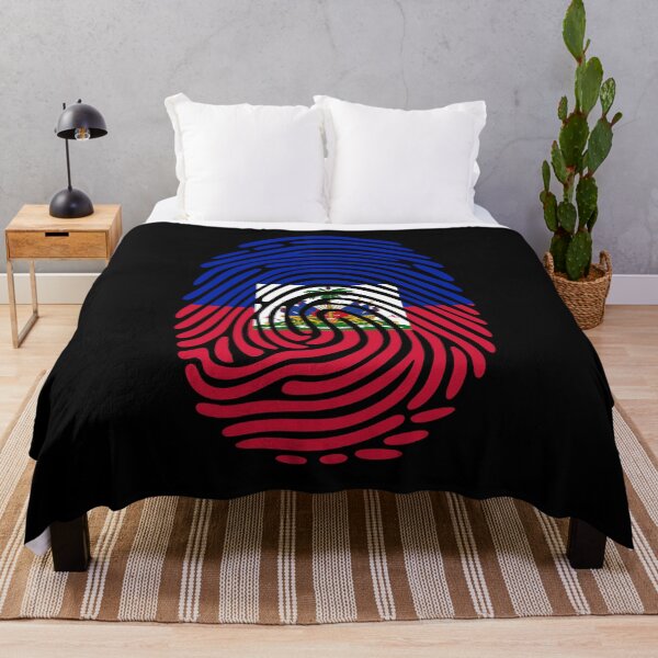 Item preview, Haiti Flag Fingerprint Identity DNA Heritage Graphic designed and sold by NTGUILTY.