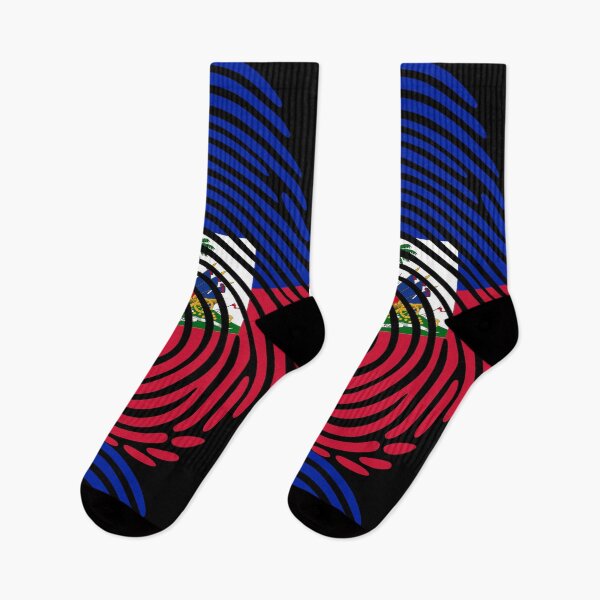 Item preview, Haiti Flag Fingerprint Identity DNA Heritage Graphic designed and sold by NTGUILTY.