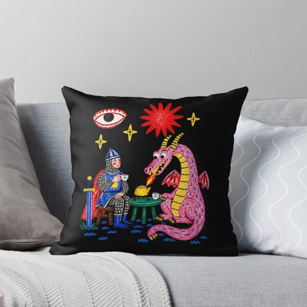 Item preview, Knight and Dragon Tea Party Whimsical Fantasy designed and sold by egabilo.
