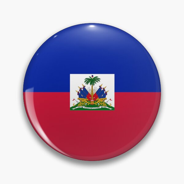 Item preview, Round Haiti Flag Icon Circular Button Element designed and sold by NTGUILTY.