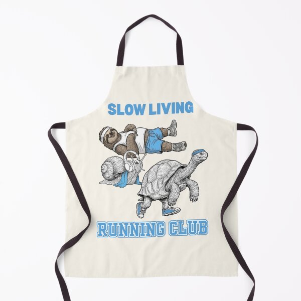 Item preview, Slow Living Running Club Sloth Galapagos Giant Tortoise Snail designed and sold by QuirkyGuacamole.