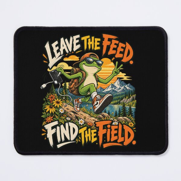 Item preview, Leave The Feed Find The Field – Digital Detox designed and sold by dhmnee.