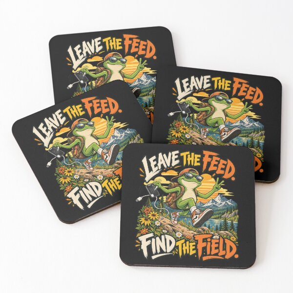 Item preview, Leave The Feed Find The Field – Digital Detox designed and sold by dhmnee.