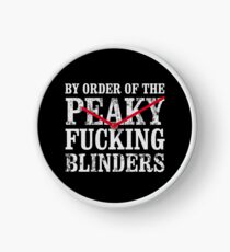 By Order of The Peaky Blinders Peaky Blinders T Shirt Clock