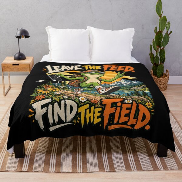 Item preview, Leave The Feed Find The Field – Digital Detox designed and sold by dhmnee.