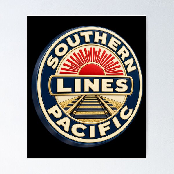 Item preview, Vintage Southern Pacific Lines Railroad designed and sold by ConklinZ.