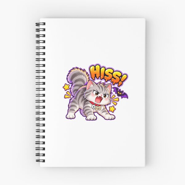 Item preview, Hissing Cat Halloween Funny Grumpy Kitty designed and sold by Ravivan.