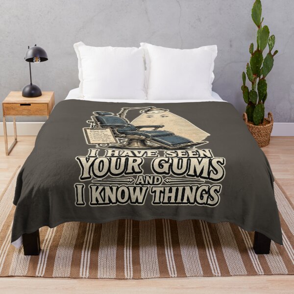 Item preview, I Have Seen Your Gums And I Know Things Shirt, Funny Dental Hygienist T-Shirt, Hygienist Humor Tee, Dental Gift Shirt, Vintage Dental Chair Graphic designed and sold by TshirtsLabs.