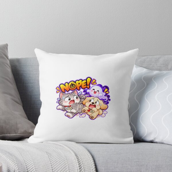 Item preview, Nope Funny Halloween Scared Dog and Cat designed and sold by Ravivan.