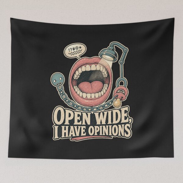 Item preview, Open Wide I Have Opinions Shirt, Funny Dental Hygienist T-Shirt, Hygienist Humor Tee, Dental Assistant Gift Shirt, Vintage Dental Graphic designed and sold by TshirtsLabs.
