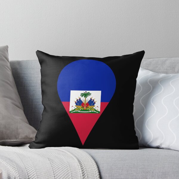Item preview, Haiti Flag Location Pin Map Marker Destination Icon designed and sold by NTGUILTY.