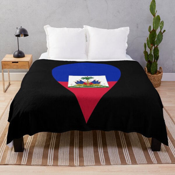 Item preview, Haiti Flag Location Pin Map Marker Destination Icon designed and sold by NTGUILTY.
