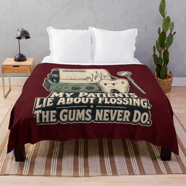 Item preview, My Patients Lie About Flossing The Gums Never Do Shirt, Funny Dental Hygienist T-Shirt, Dental Humor Tee, Hygienist Gift Shirt, Vintage Dental Graphic designed and sold by TshirtsLabs.