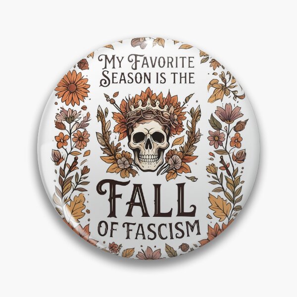 Item preview, Copy of My Favorite Season is The Fall of Fascism – Halloween Floral designed and sold by Printed Mistakes.