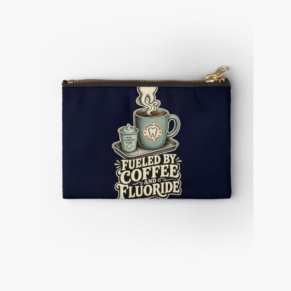 Item preview, Fueled By Coffee And Fluoride Shirt, Funny Dental Hygienist T-Shirt, Dental Coffee Humor Tee, Dental Assistant Gift Shirt, Vintage Dental Graphic designed and sold by TshirtsLabs.