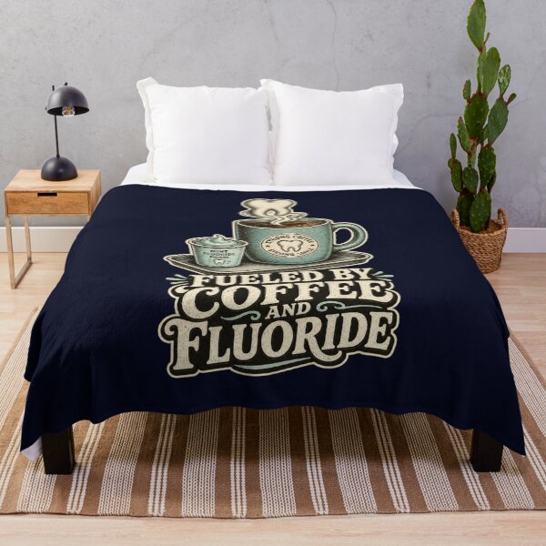 Item preview, Fueled By Coffee And Fluoride Shirt, Funny Dental Hygienist T-Shirt, Dental Coffee Humor Tee, Dental Assistant Gift Shirt, Vintage Dental Graphic designed and sold by TshirtsLabs.